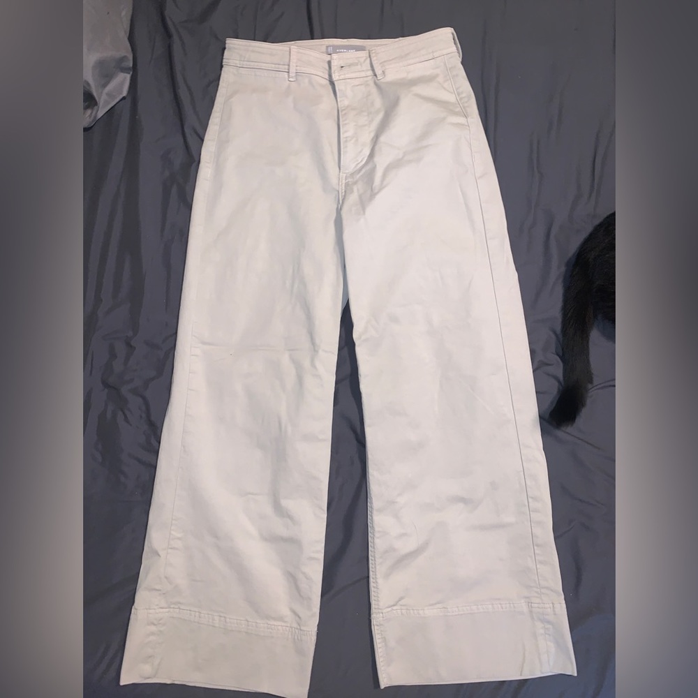 Everlane wide leg chinos